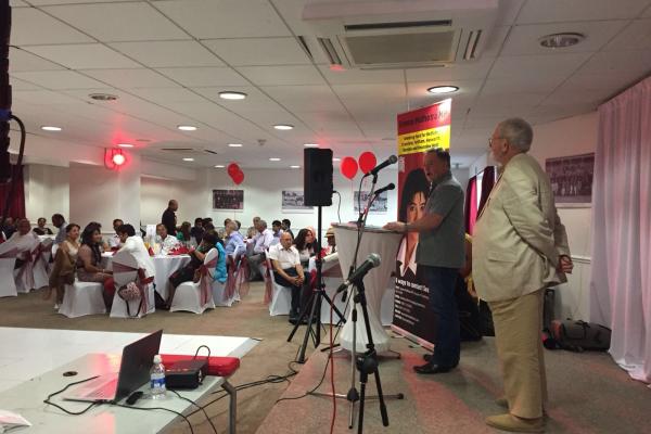 Mick Ainsley speaks at Labour Feltham and Heston