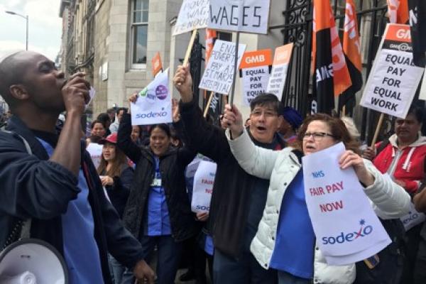 St Mary’s Hospital Pay Protest Picnic