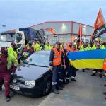 Camden and Westminster Veolia refuse workers rally to send message of support to fellow trade union brothers and sisters in Ukraine