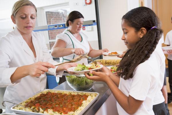 GMB protest against privatisation of school meals service