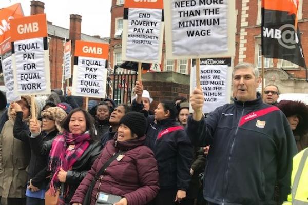 Protests at 3 West London hospitals over pay dispute