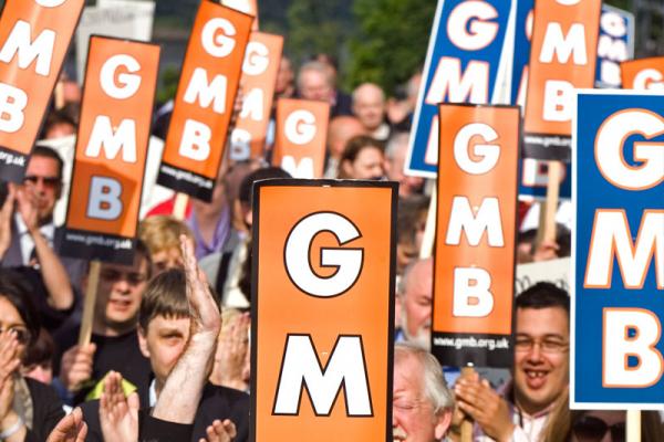 GMB hold rally in support of Britvic workers